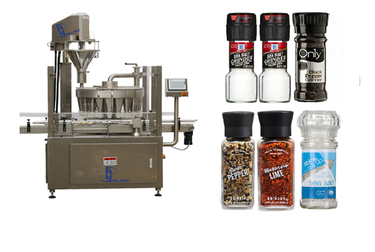 Rotary Bottle Jar Powder Filler