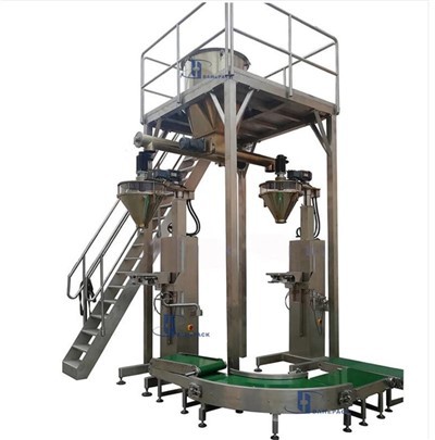 25 kg kaalumis- ja kottipakkimismasin – kottide täitmise masin