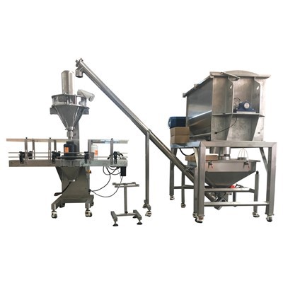 Tolmuvaba pulbri kaaluga täitepakkimismasin